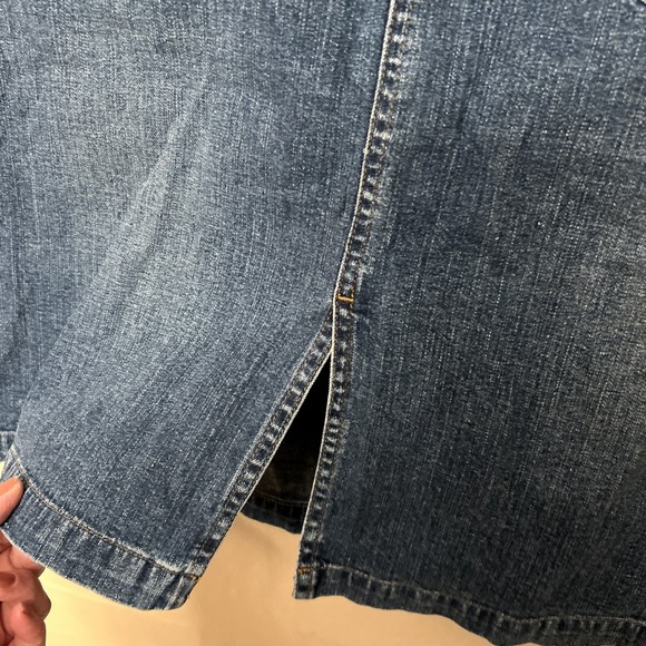 ralph lauren Jean Co Size 12 Denim Skirt - Picture 2 of 4
